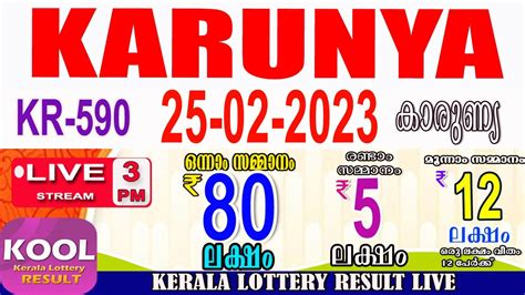 kerala bhagyakuri today result